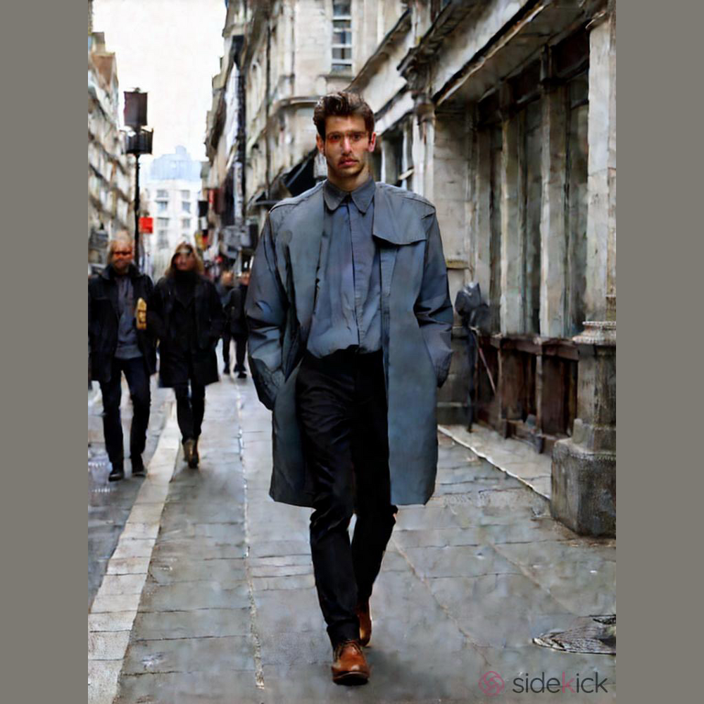 London Fog Trench One Button. Black 🧥 Medium